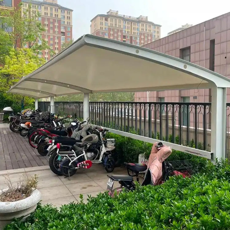 彭水膜结构电动车棚